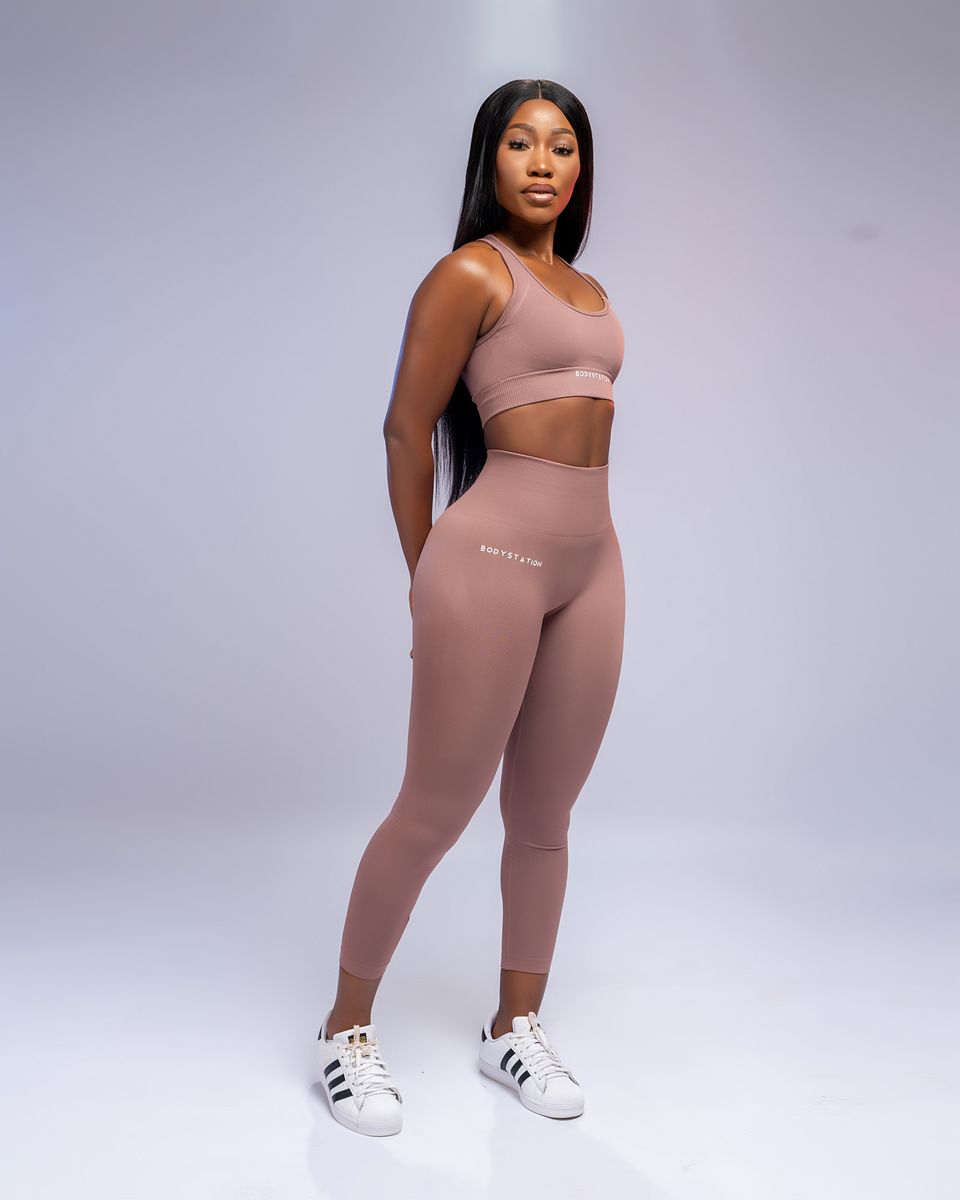 Nala Fitness Wear Set - Brown