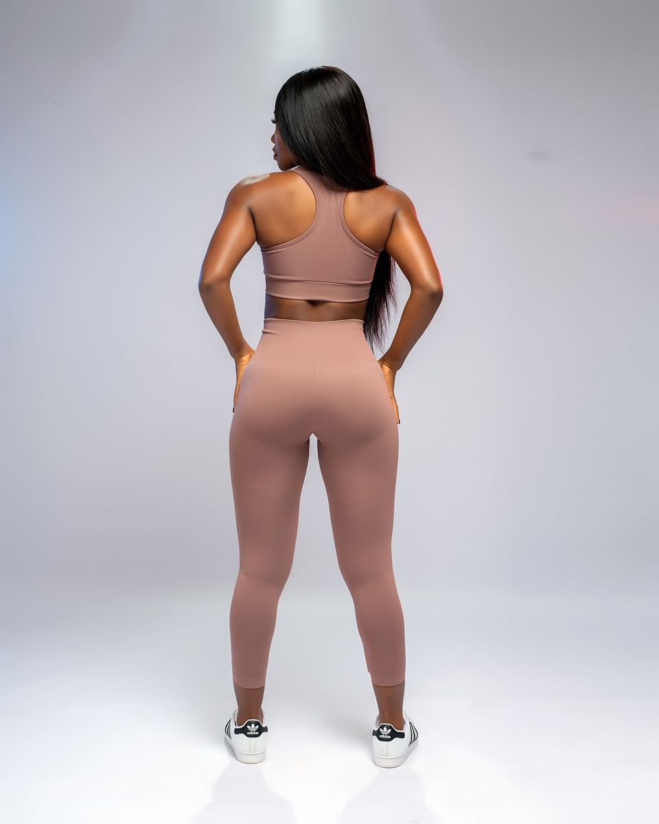 Nala Fitness Wear Set - Brown