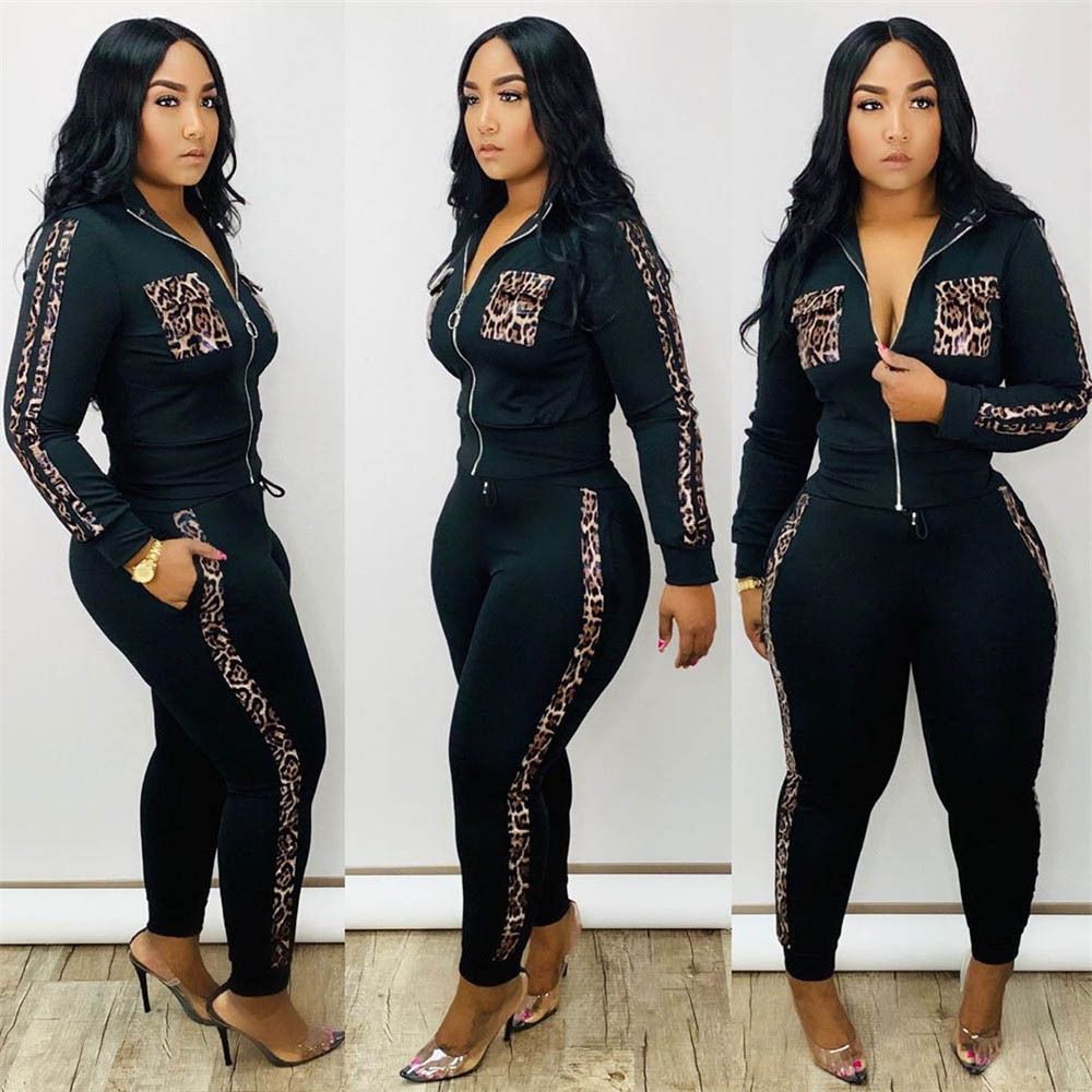 (Red)Spring Autumn Two Piece Set Women Tracksuit Zipper Hoodies Tops And Camouflag Pants Set Fashion Patchwork Two Piece Outfits GRE