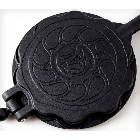 800 Degree Cast Iron Waffle Pan Induction IH