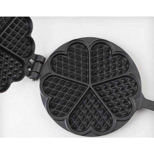 800 Degree Cast Iron Waffle Pan Induction IH