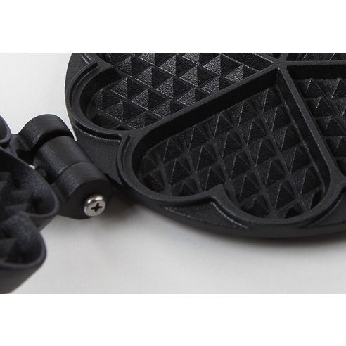 800 Degree Cast Iron Waffle Pan Induction IH