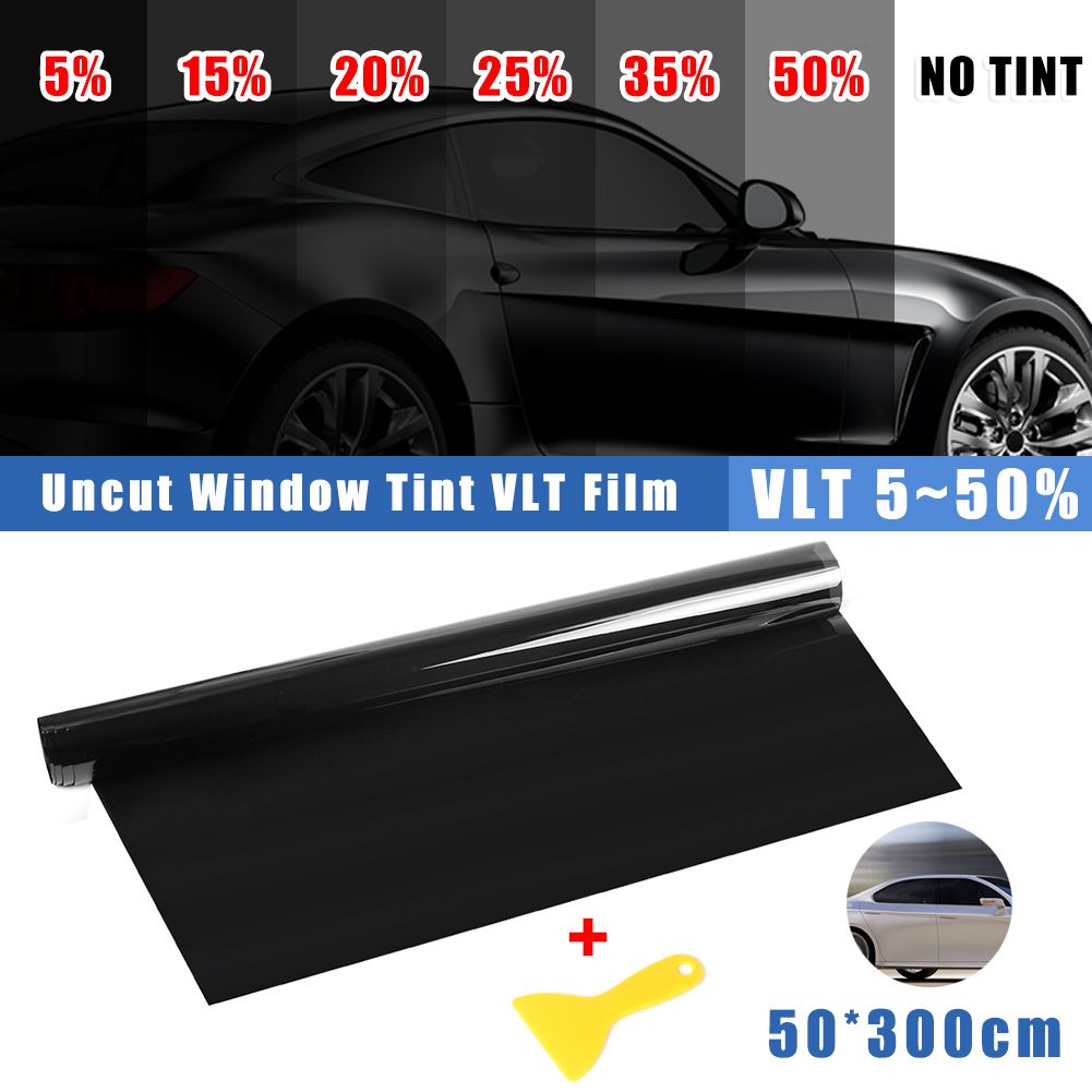 1 Roll 50x300cm 5/15/20/25/35/50 Percent VLT Window Tint