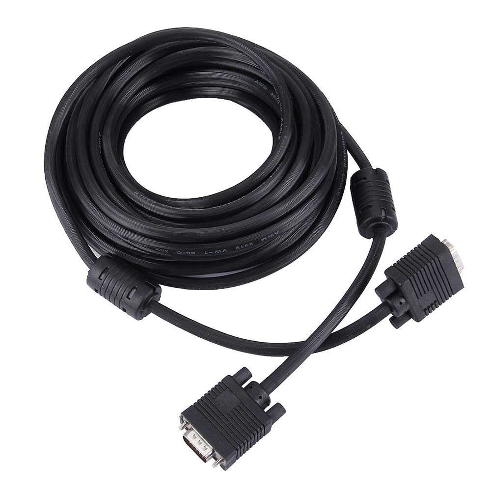 10m VGA 15Pin Male To VGA 15Pin Male Cable