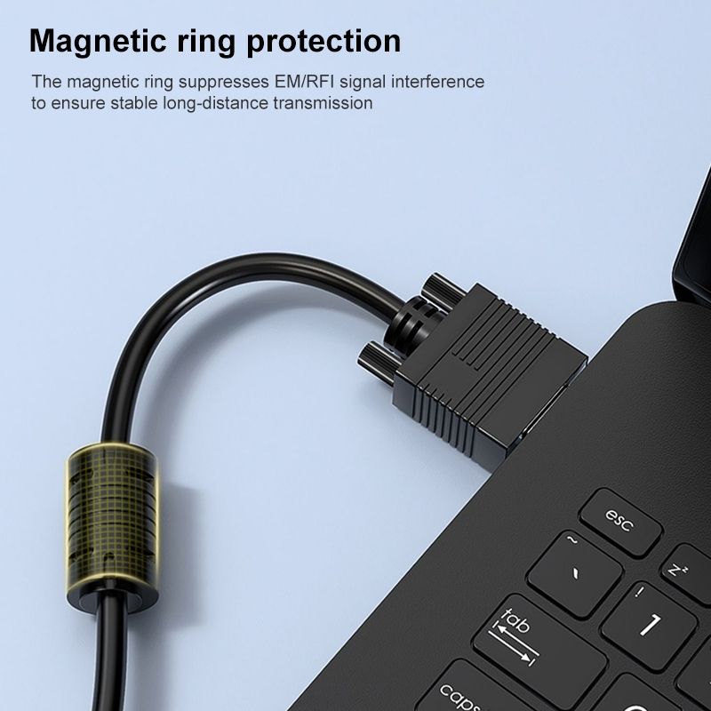 10m VGA 15Pin Male To VGA 15Pin Male Cable
