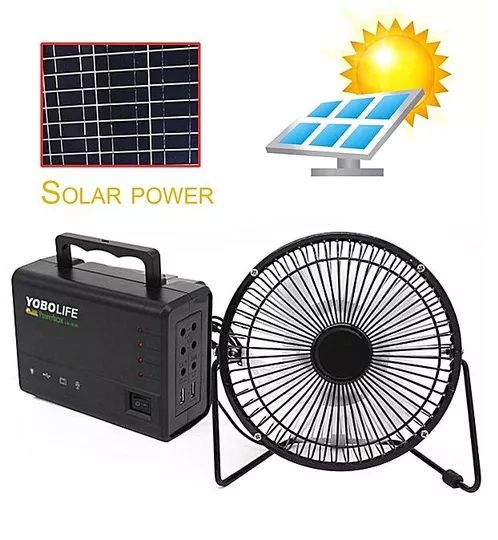 Super Rugged  MINI DC Solar Power Box, 4 Bulbs, Solar Panels For Home & Office