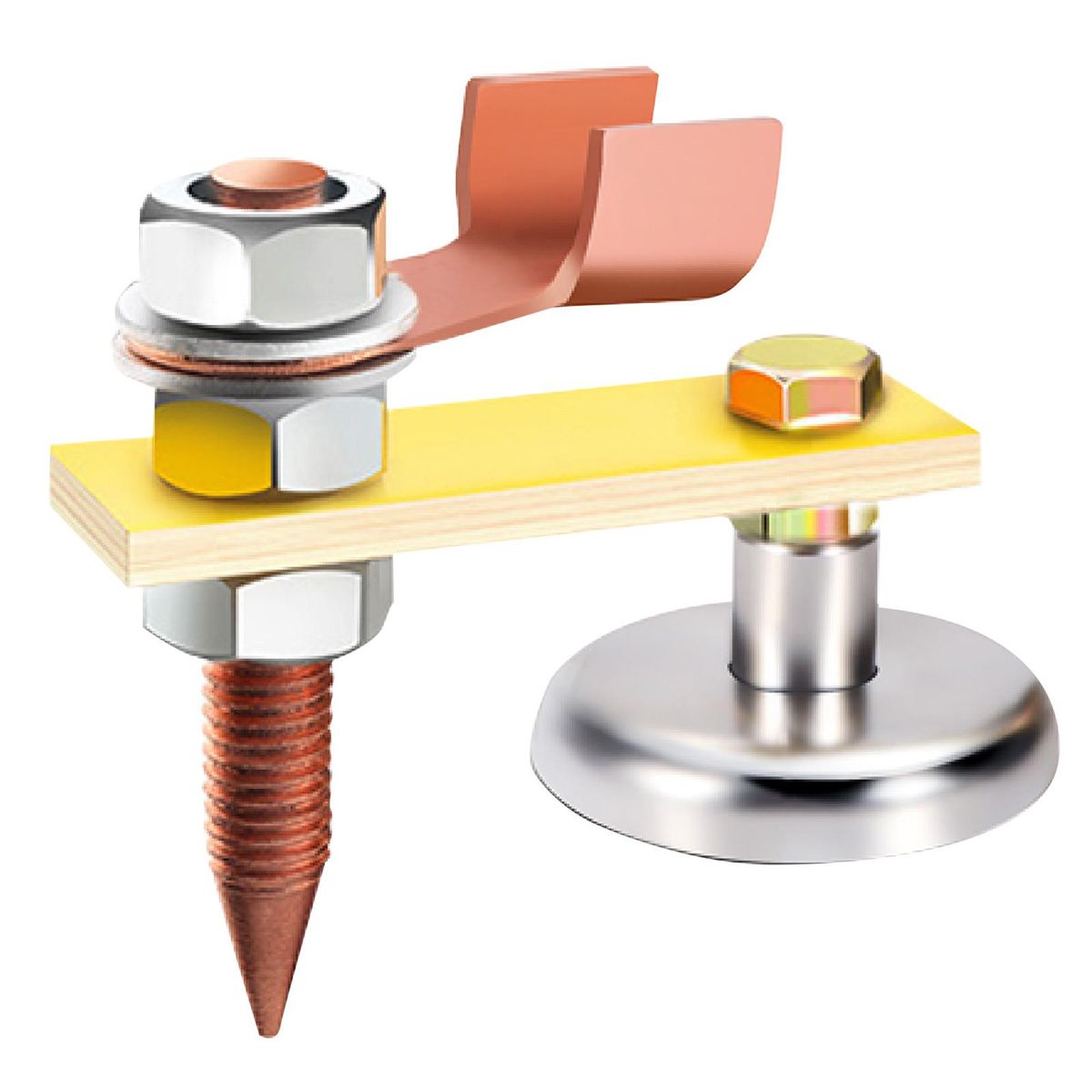 Welding Magnet Head Spotter Connector Auto Bodywork Spotter Tools Welding Machine Ground Connector Car Dent Repair Spare Parts Stud Welding Holder Tools
