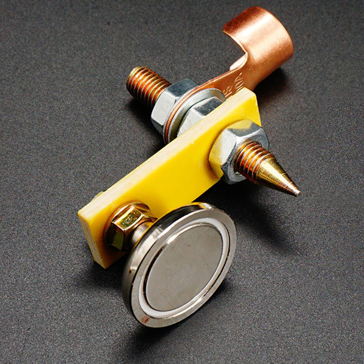 Welding Magnet Head Spotter Connector Auto Bodywork Spotter Tools Welding Machine Ground Connector Car Dent Repair Spare Parts Stud Welding Holder Tools