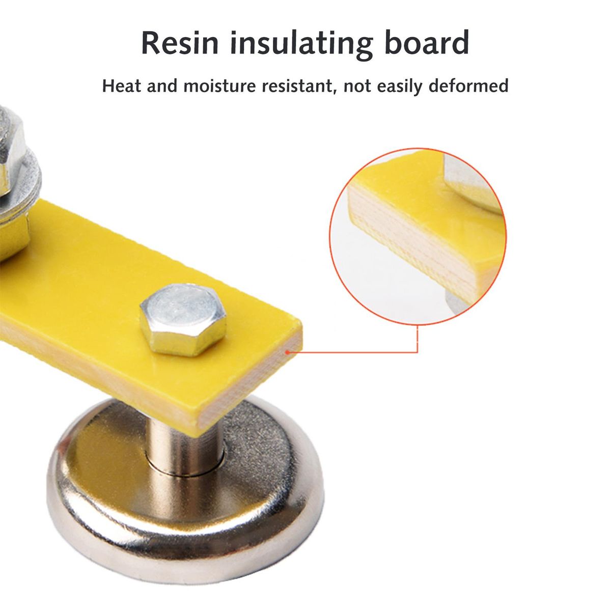 Welding Magnet Head Spotter Connector Auto Bodywork Spotter Tools Welding Machine Ground Connector Car Dent Repair Spare Parts Stud Welding Holder Tools
