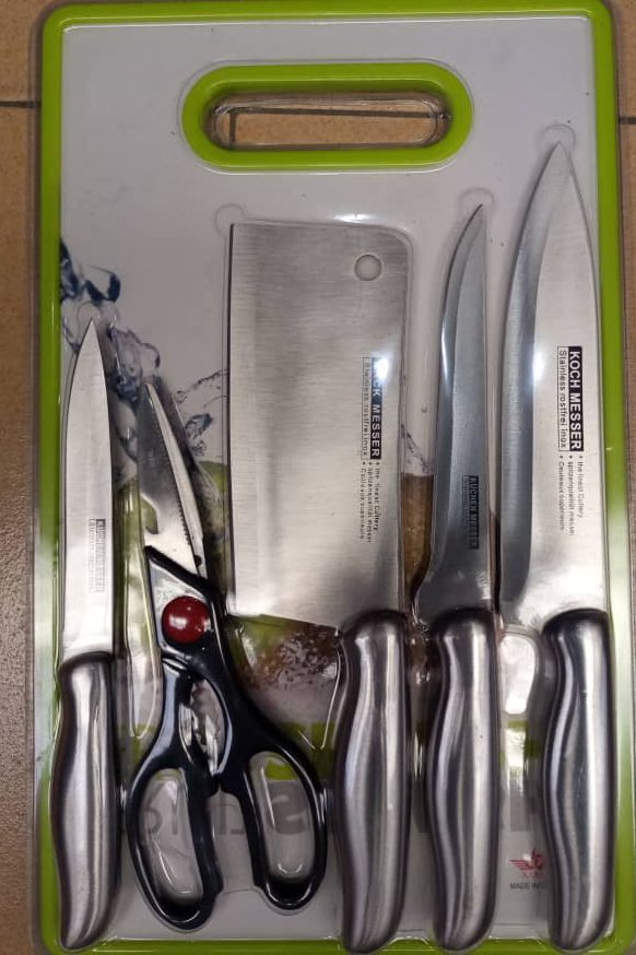 Quality Kitchen Knife Set With Scissors