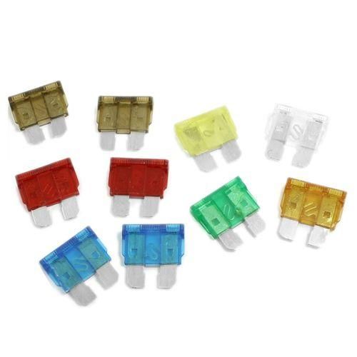 10 Pcs Multi Color Auto Car ATC Blade Fuses 5A 7.5A 10A 15A