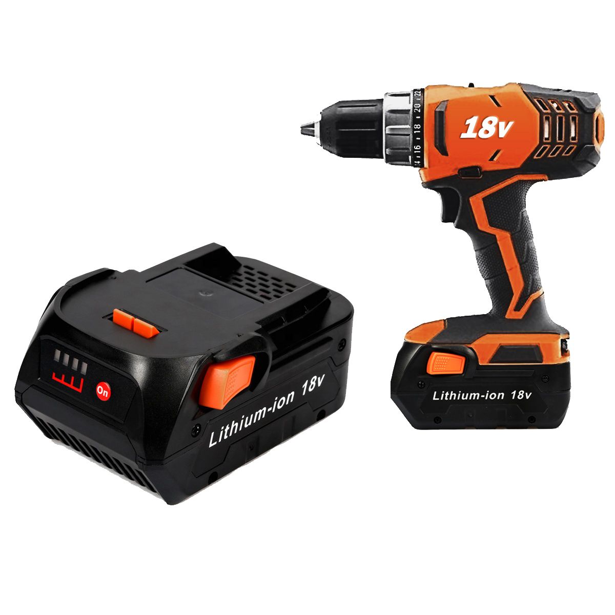 18V 60Ah Rechargeable Repment Battery for Power Drill Battiries Power R840083 R840085
