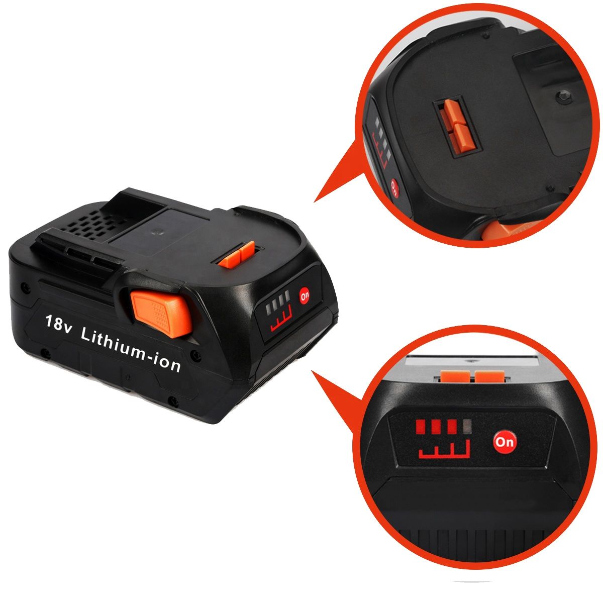 18V 60Ah Rechargeable Repment Battery for Power Drill Battiries Power R840083 R840085