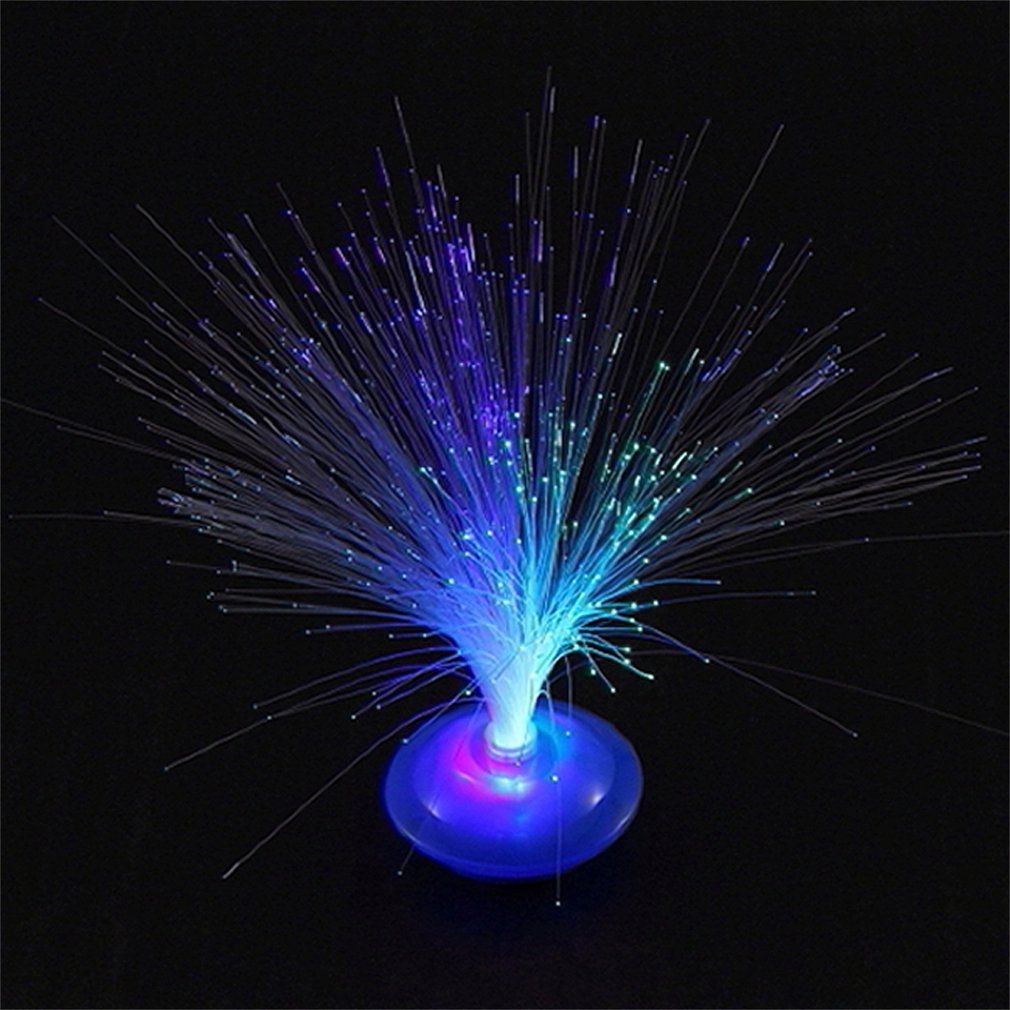Beautiful Romantic LED Fiber Optic Nightlight Lamp Color Changing