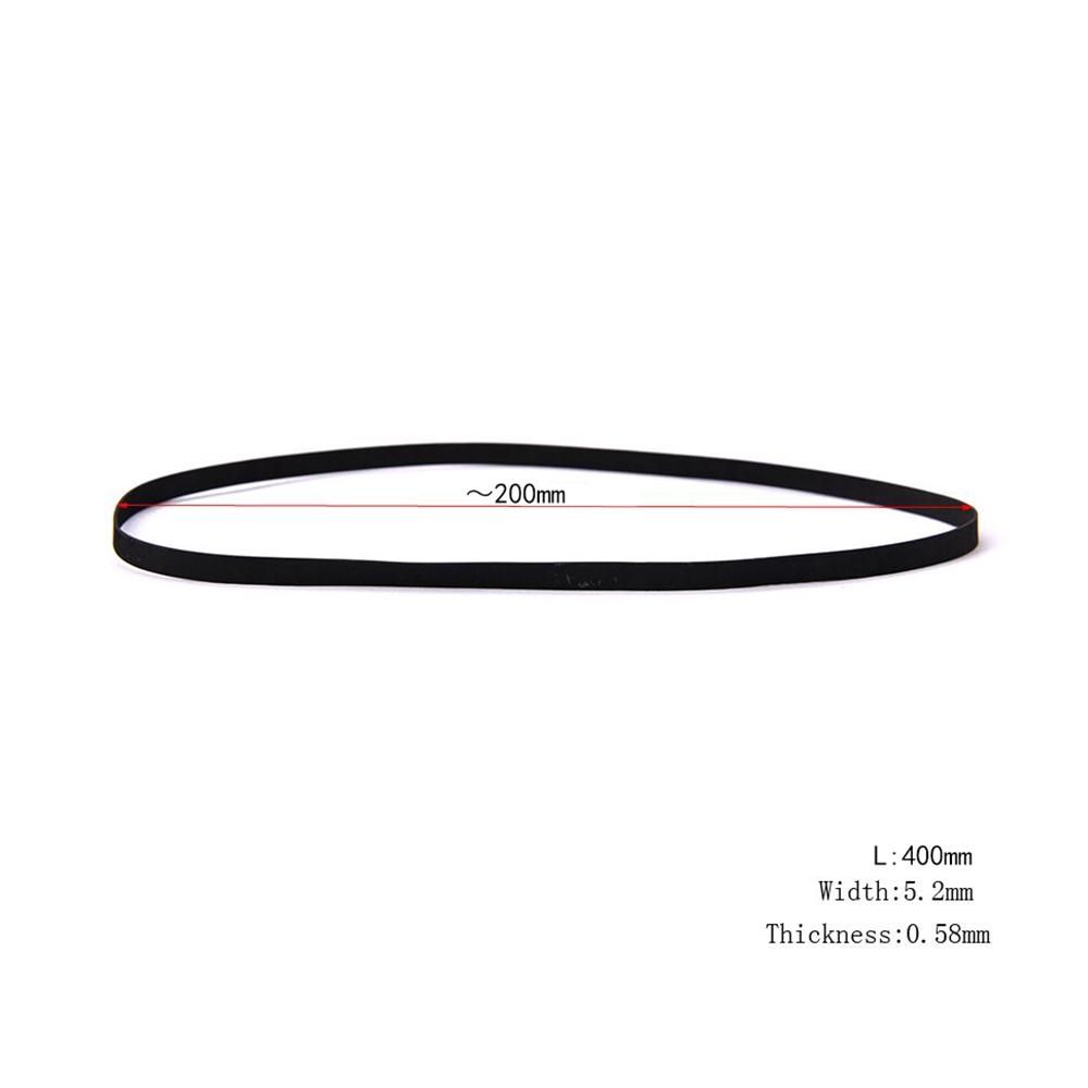 Rubber Turntable Belt Phonograph Record Player Belt Perimeter 40cm/ 15.7in