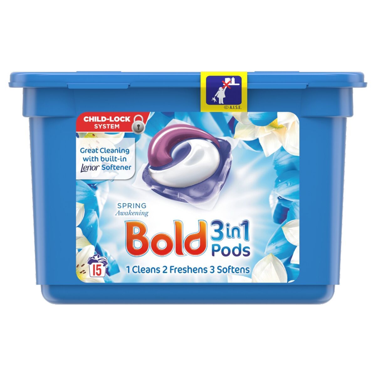 Washing Detergent Pods (15) With Built-in Lenor Softener