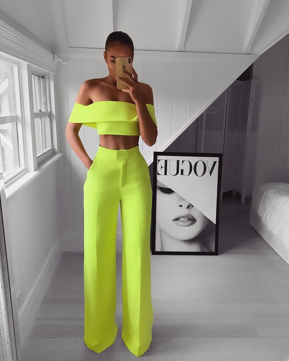 Hot Summer Woman Two-pieces Set Solid Color Ladies Fashion Suits Work Short Top + Loose Pants Sets For Woman Casual（#White）