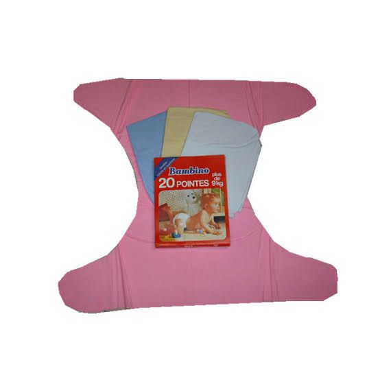 20pcs Baby PVC/Water Proof Folding  Tie Diapers
