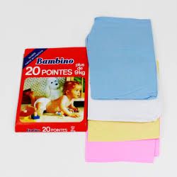 20pcs Baby PVC/Water Proof Folding  Tie Diapers