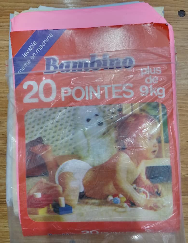20pcs Baby PVC/Water Proof Folding  Tie Diapers