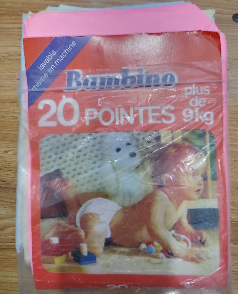 20pcs Baby PVC/Water Proof Folding  Tie Diapers