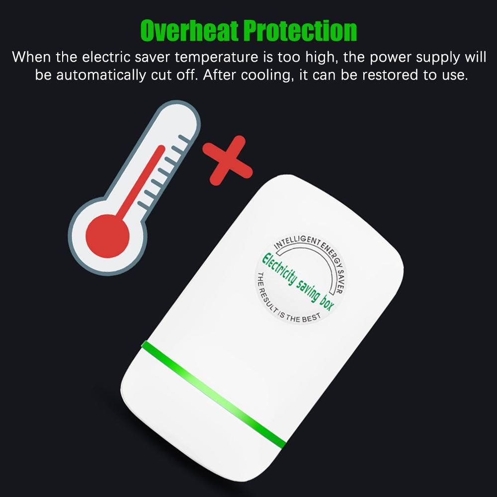 Power Saving Device Factor Household Energy Saver 28KW Intelligent High-efficient Appliance Plug in Electricity Saving Box Energy Power Saving Device 90V-250V AU Plug