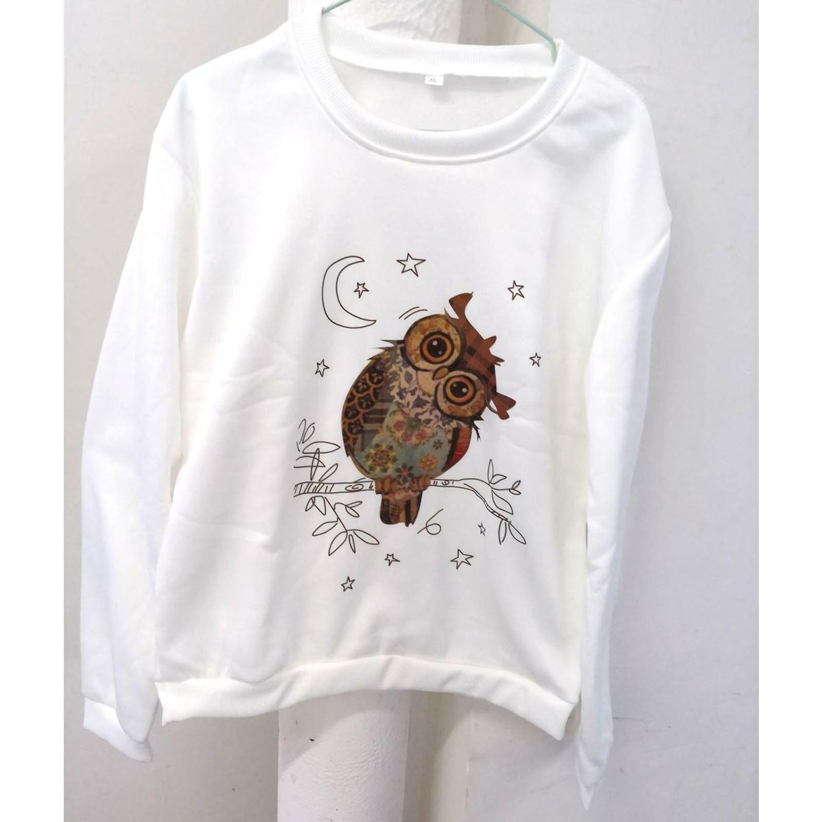 Women's Print Long-sleeved Sweatshirt Blouse Pullover