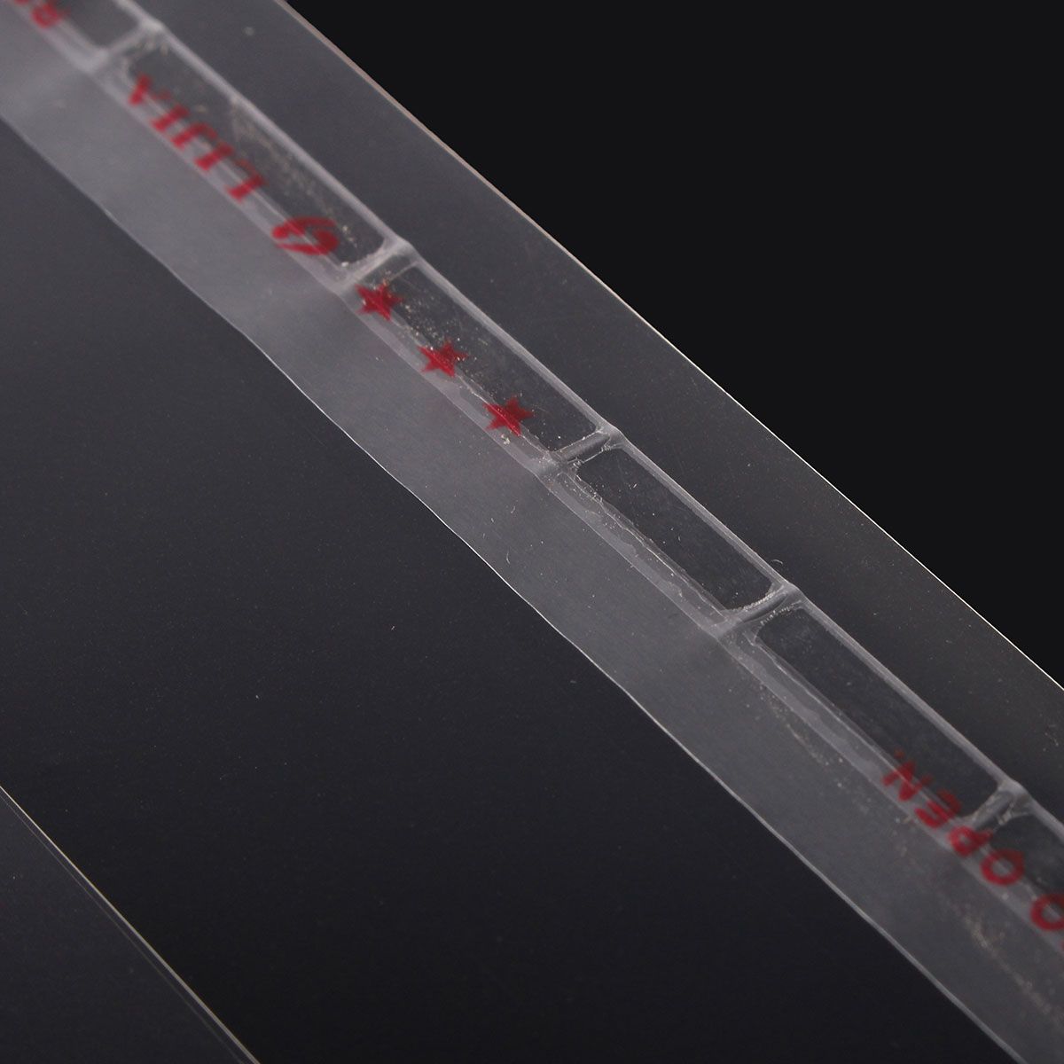 20cmx20cm 200pcs Self Adhesive Plastic Bag OPP Transparent Jewelry Packaging