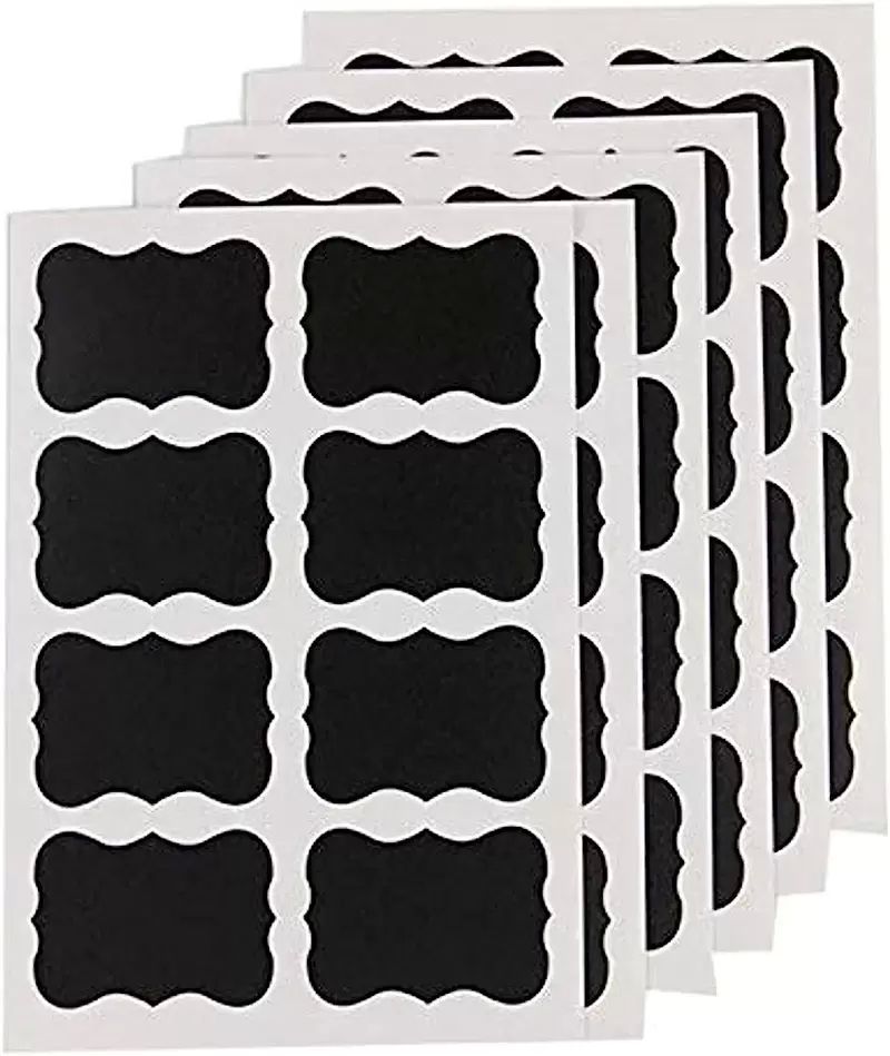 Adhesive Label Sticker With Pen - 100pcs