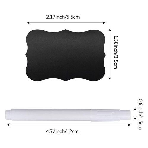 Adhesive Label Sticker With Pen - 100pcs
