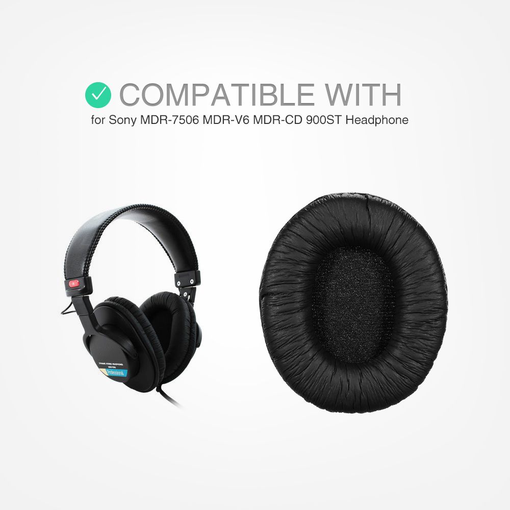 Replacement Memory Earpads Ear Pad Cushion For Sony MDR-7506