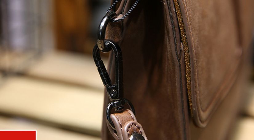 Spacious Classic Men PU Leather Clutch Bag/Wallet With Zip,Wrist Strap