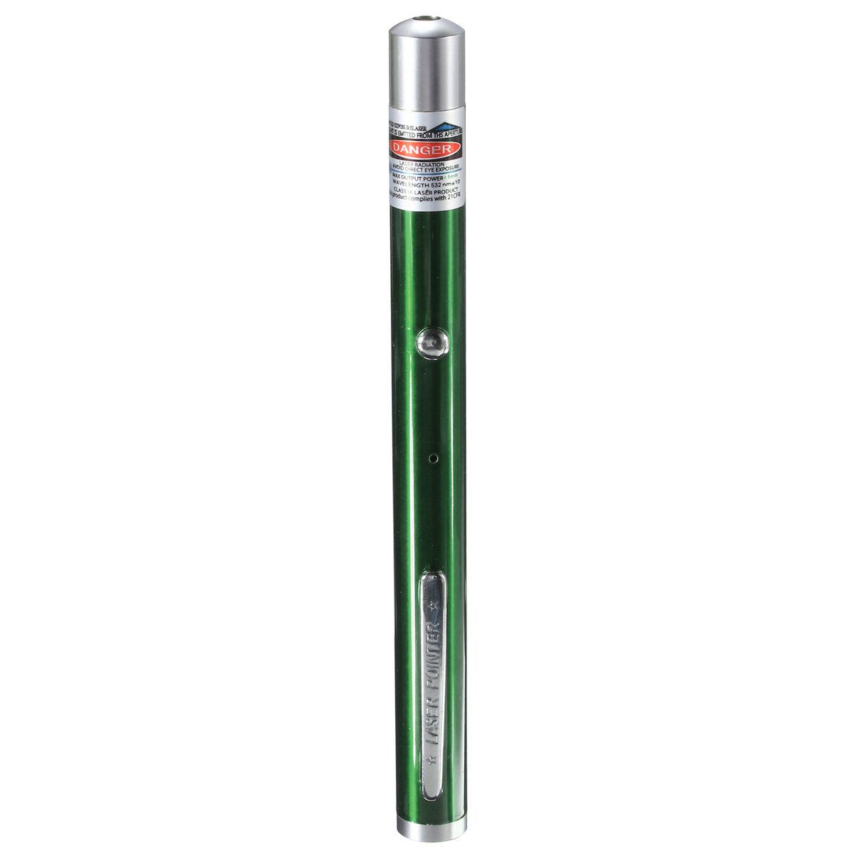 NEW Stylish Laser Pointer USB Charging Pen Clip Visible Beam Light HK Green Purple Light