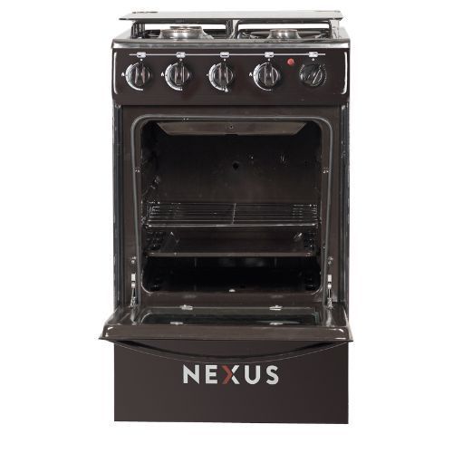 4-Burner All Gas Cooker (4 + 0) With Oven- Black