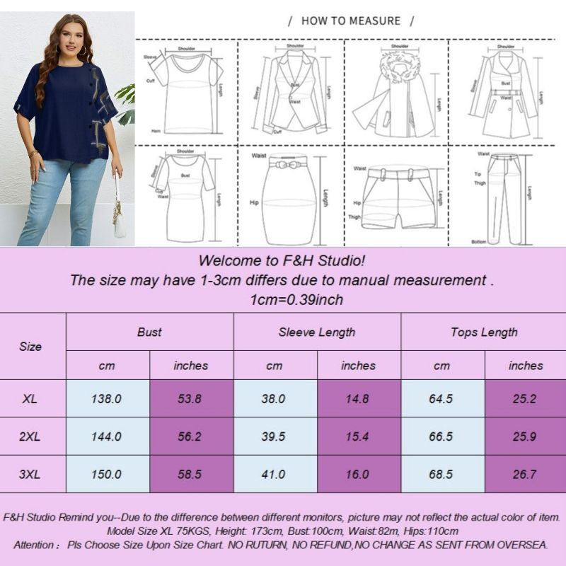 F&H 3327 XL-3XL Women Plus Size Button Up Loose Blouse Yellow