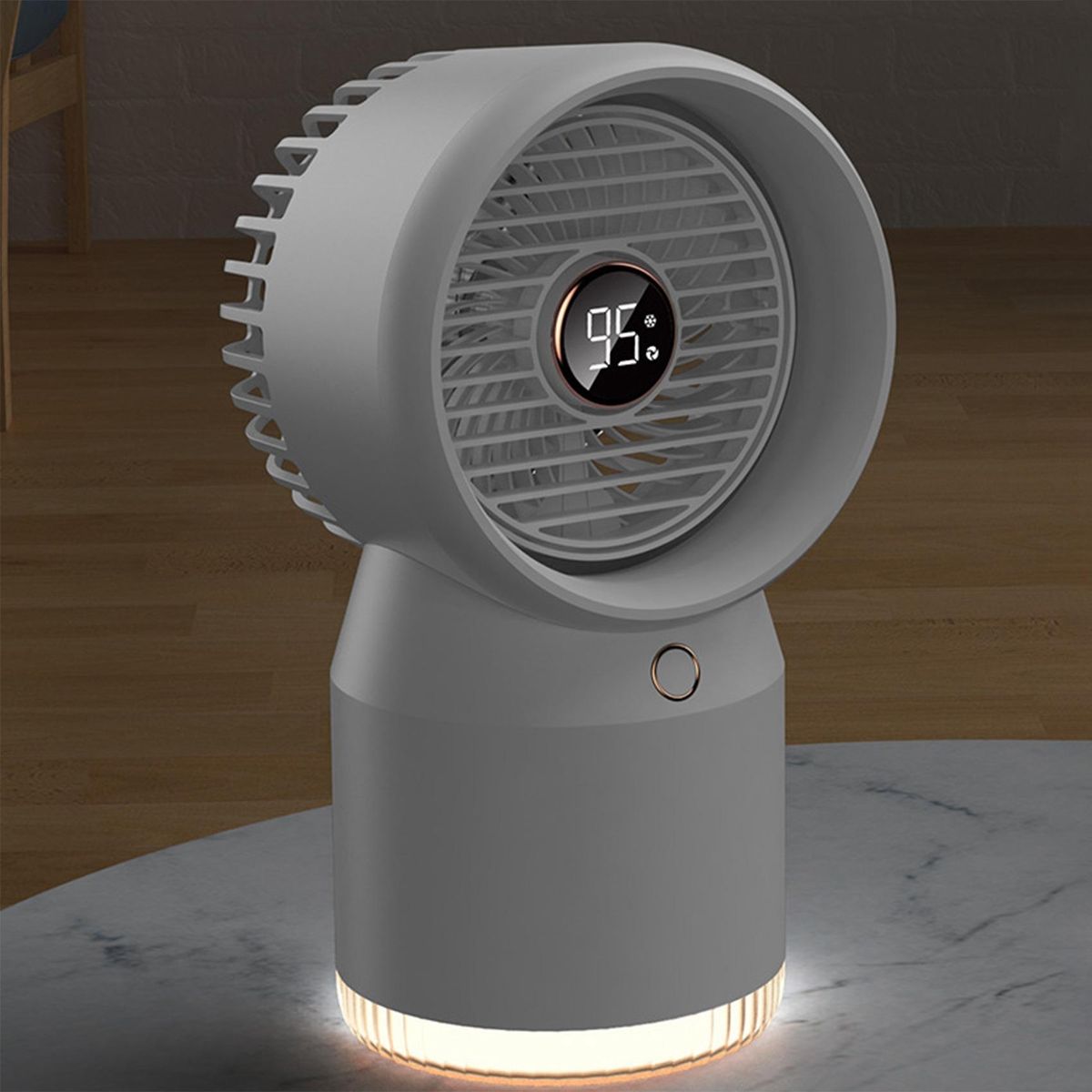 Mini Air Conditioner Air Cooler Fan USB Portable Air Conditioner Personal Space Air Cooling Refrigeration Fan Blue