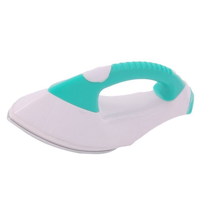 Handheld Mini Electrostatic Iron Travel Portable Heart Green