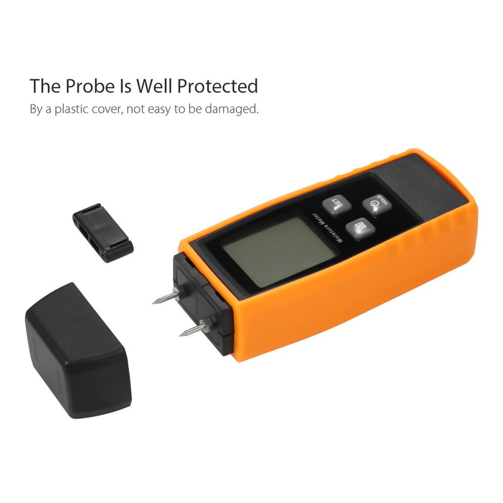 Meter LCD Humidity Drywall Damp Concrete Digital Timber Moisture Meter Wood Moisture For Mini Mortar Detector Tester Lumber Wood