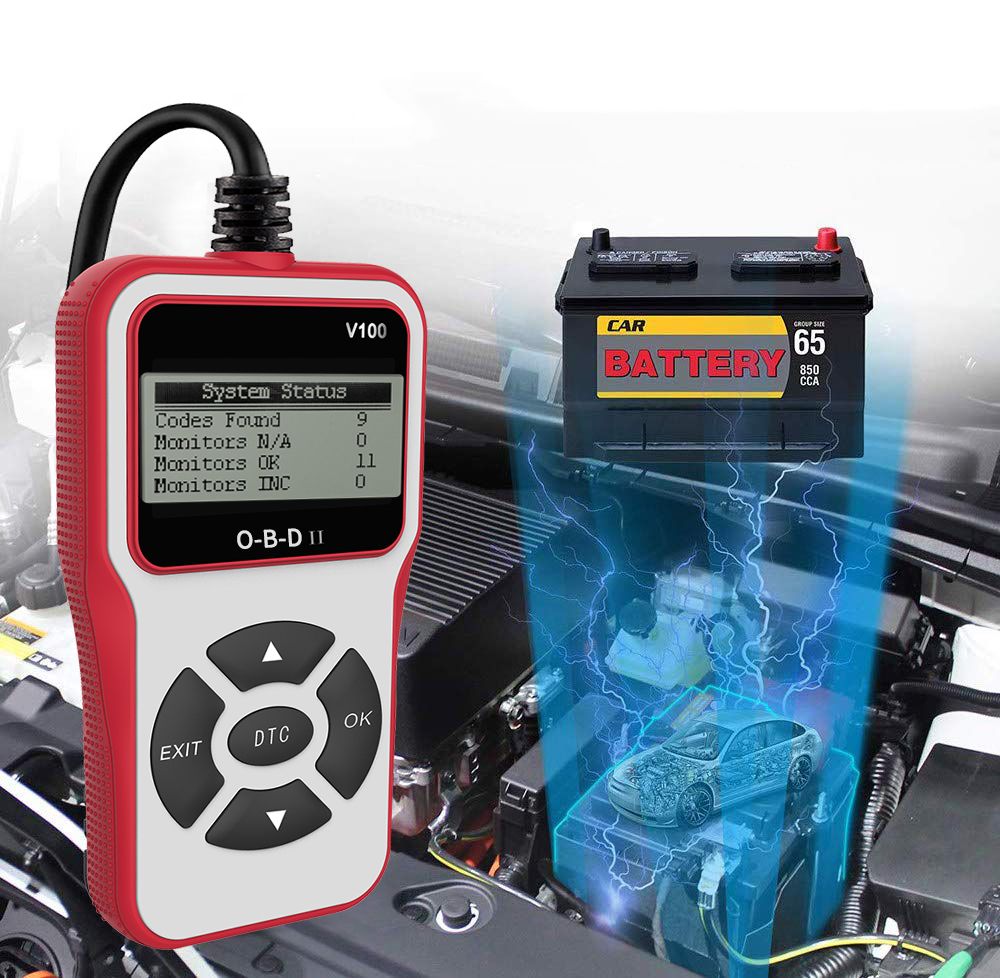 Universal O-B-D II Scanner Car Engine Fault Code Reader E-O-B-D O-B-D 2 Car Diagnosis Scanner For O-B-D II Protocol Cars