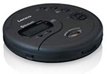 Lenco CD-300-Walkman Portable CD Player-Bluetooth Diskman - CD Walkman-MP 3 Function-Antishock-2 Bater