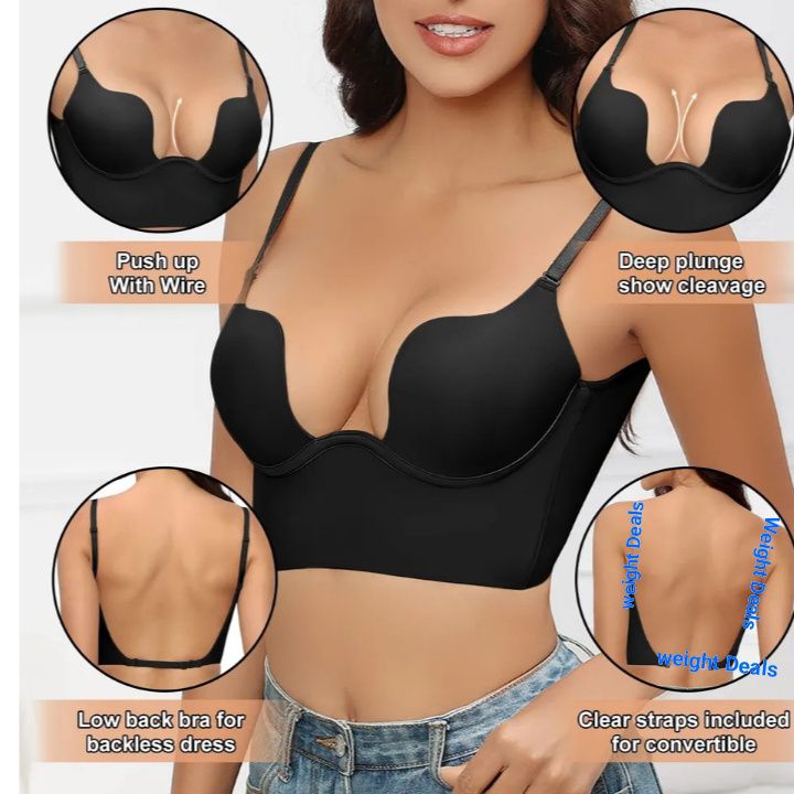 Women Backless Push Up Chest Lingerie