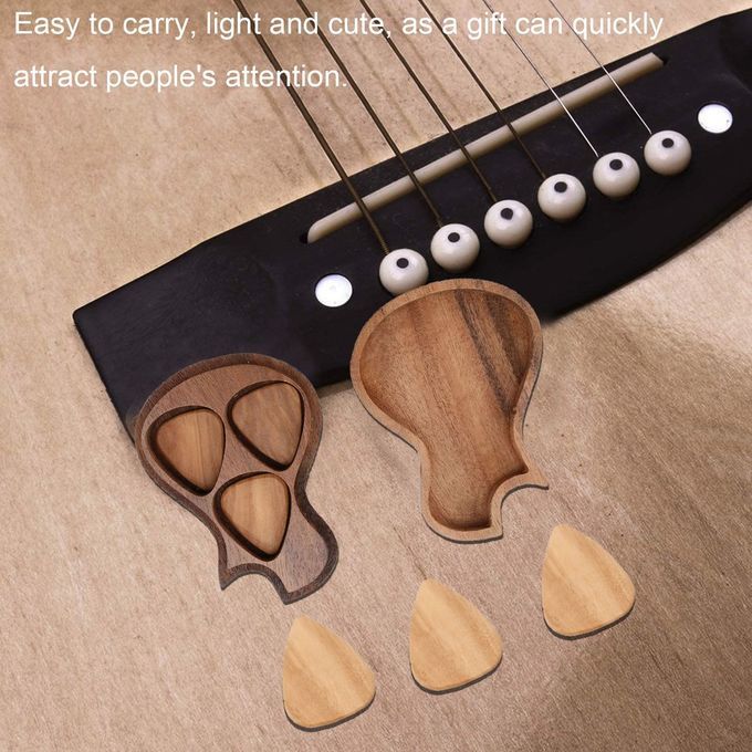 Guitar Pi K Box Three Latti Es Natural Wooden Paddle Suit Guitar A  Essories-wood