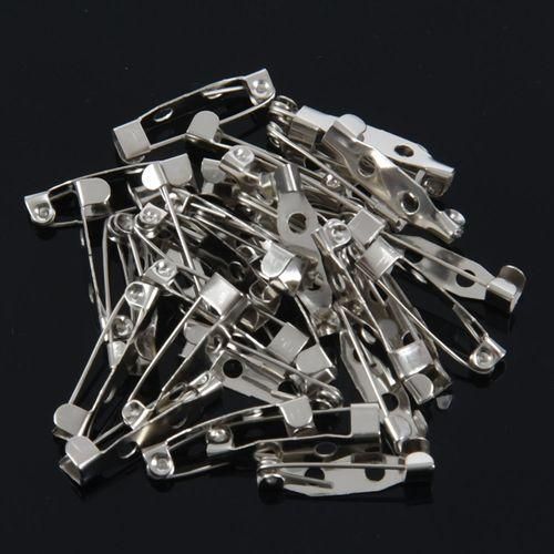 30 Brooch Bar Backs Safety Pins Catch Findings Small