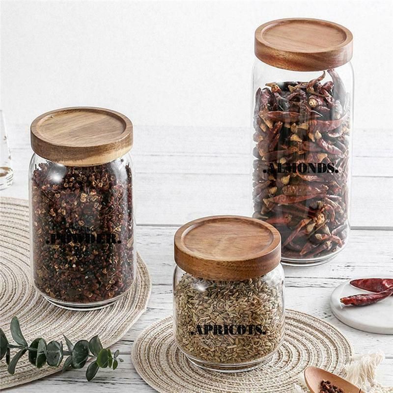 132pcs Sticker for Kitchen Jars Bottle Container Clear label