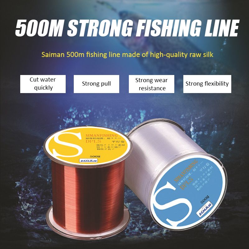 Material Original Super Long 2.0 Lines 0.4 Nylon 500m To Strong Fishing Lines Japan Fishing Monofilament Durability Japan