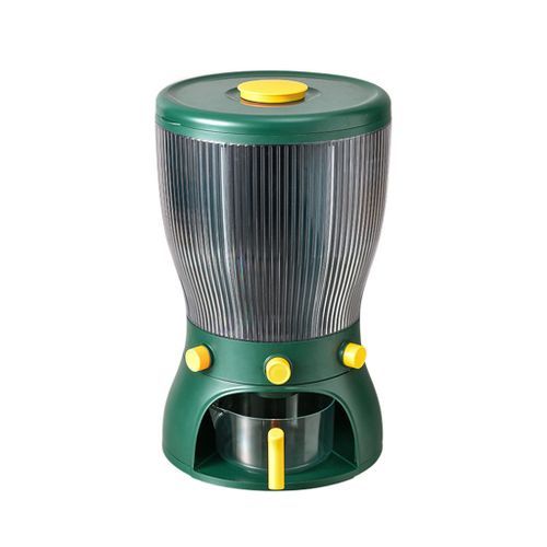 10L Kitchen Rotating Food Storage Rice Dispenser