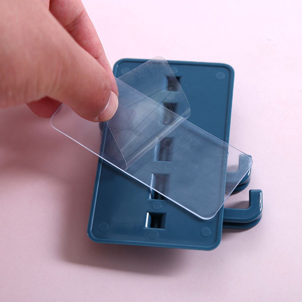 4pcs Adhesive Hook Rotatable Strong Bearing Wall Hanger Hook