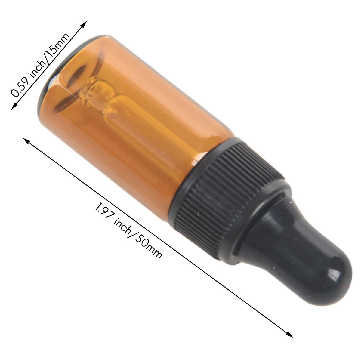 10pcs 3ml Empty Glass Dropper Bottles with Pipette for Essen