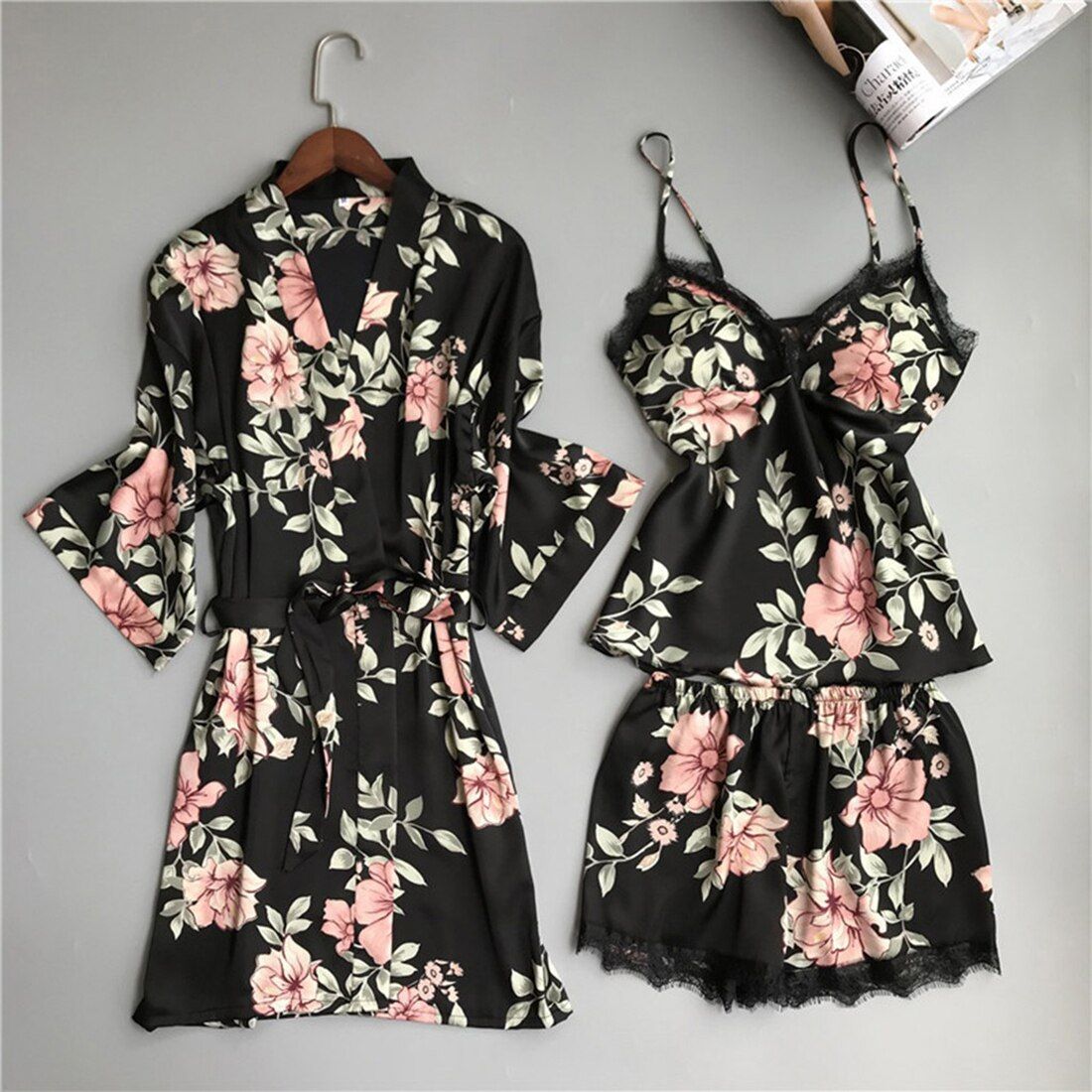 Women's Pajamas 3pc Pijama Women Pajamas Set