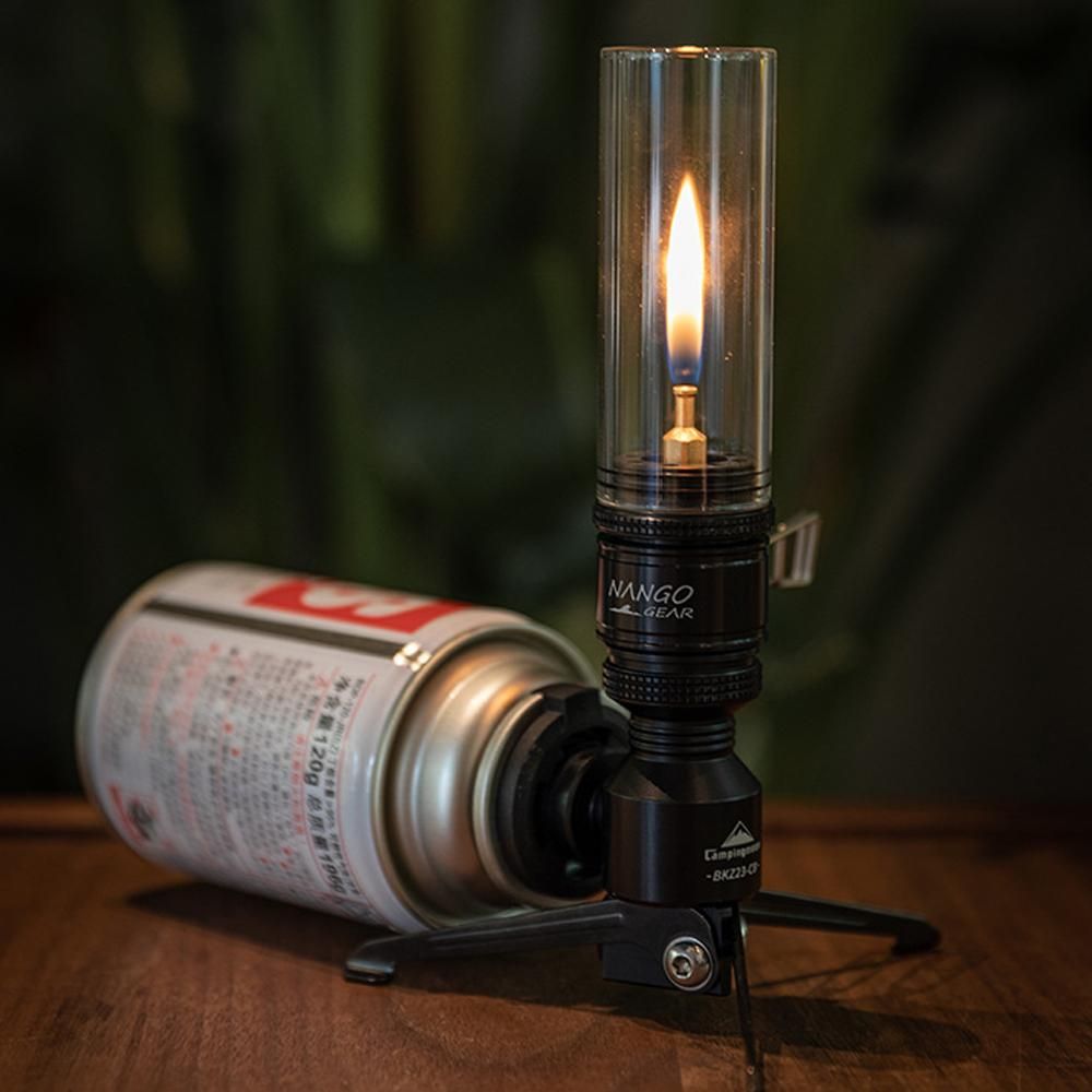 Folding Aluminum Alloy GasStove Adapter Tripod GasLamp Stoves Bracket Outdoor Cartridge Furnace Adapter Camping Hiking Picnic Cooking Accessory